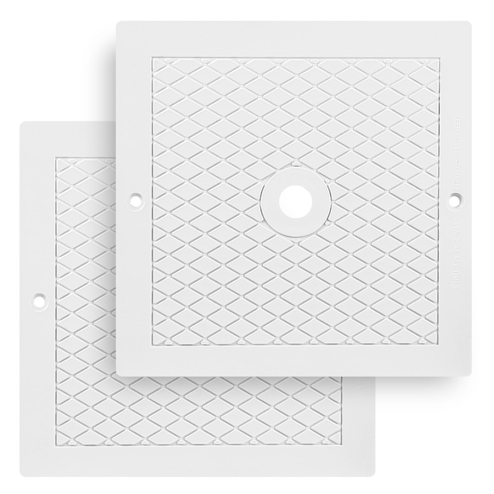 PIHIL 10-inch skimmer lid front view for inground pools