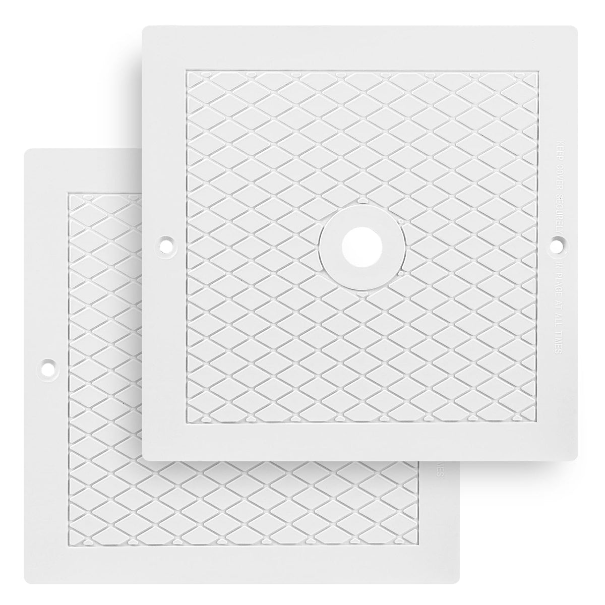 PIHIL 10-inch skimmer lid front view for inground pools