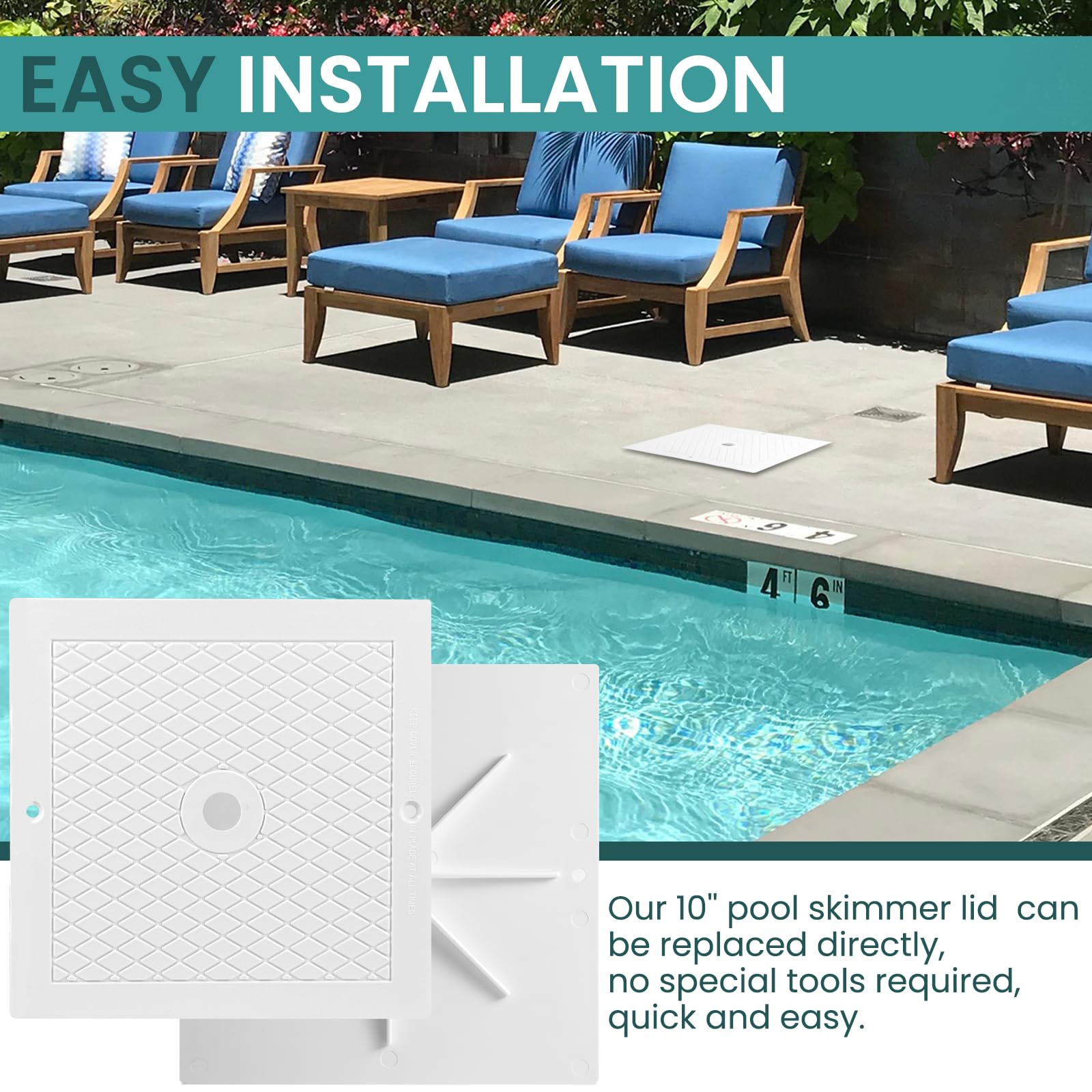 PIHIL lid helps prevent debris and protects the filter basket