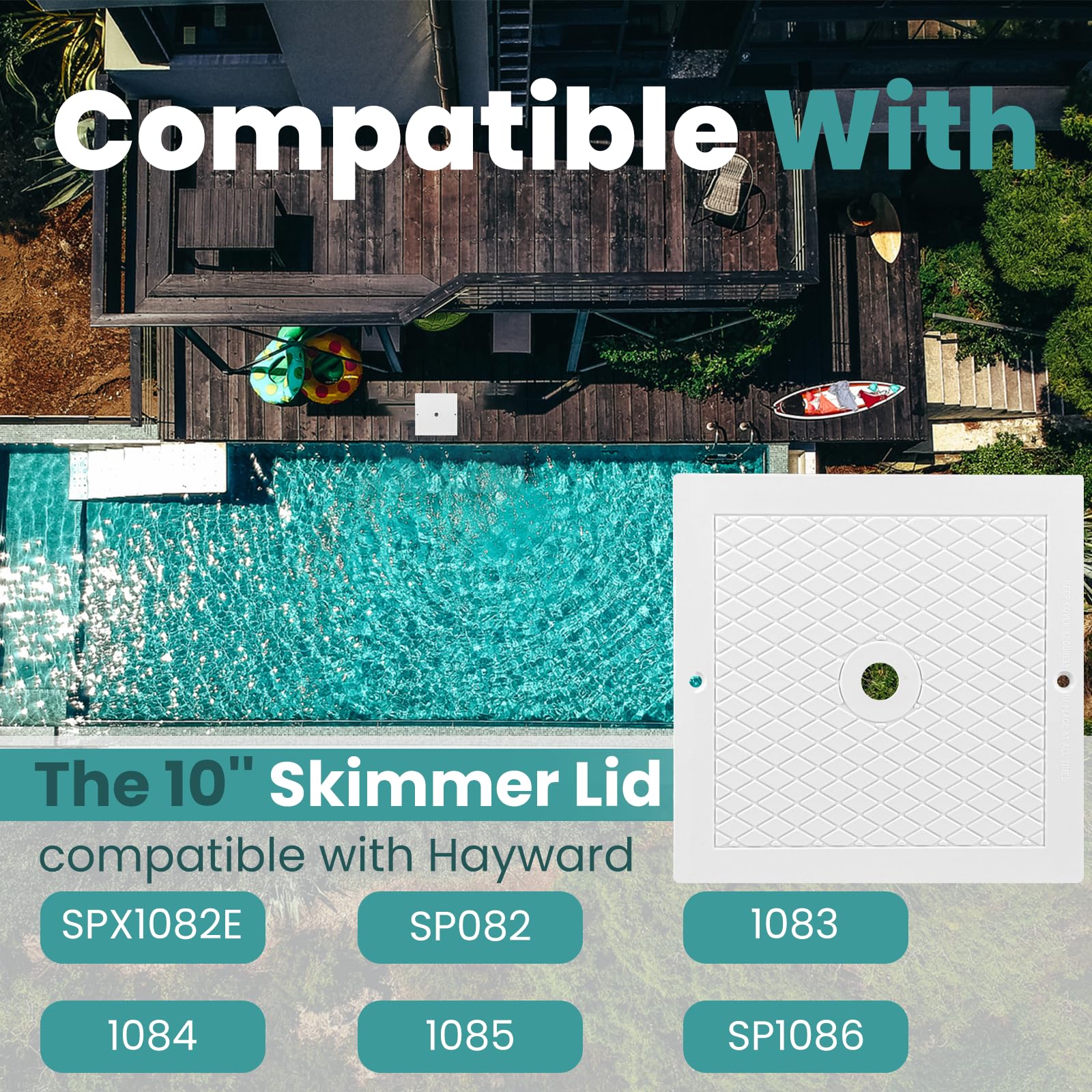 PIHIL skimmer lid compatibility with Hayward SPX1082E and SP082