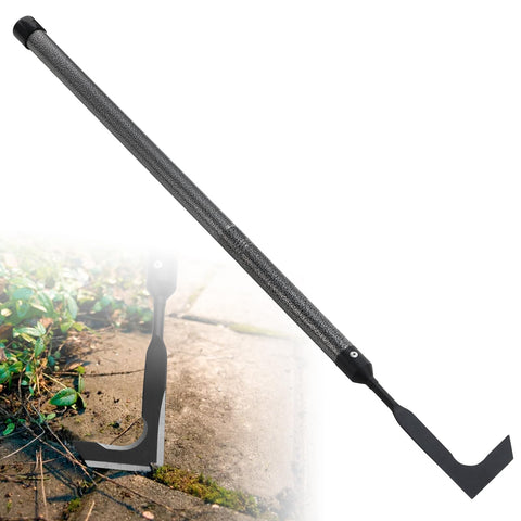 PIJIOET 29-inch long-handle weeder reaching tight cracks for precise weed removal