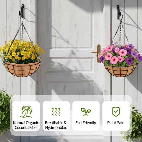 PIKAMAO 4-pack planters provide instant greenery to balconies.