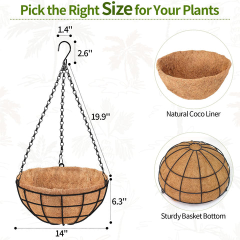 PIKAMAO ready-to-hang basket, no installation needed, ideal for quick decorating.
