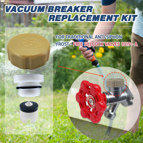 PILISPARK ASSE 1019-A vacuum breaker replacement prevents backflow and protects water supply.