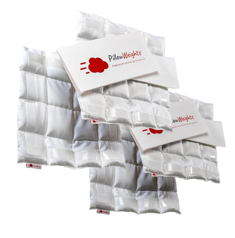 PillowWeights Outdoor invisible weighted insert securing cushions against windy patios.