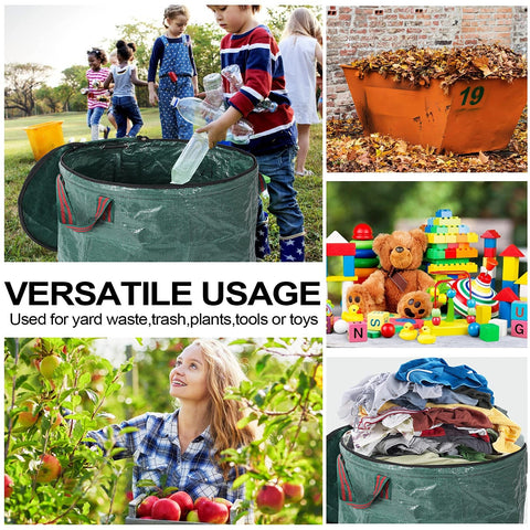 Pilntons reusable bags for leaves grass and pine needles and twigs