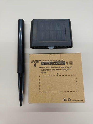 PIMAG deer repeller with motion detection helps deter animals outdoors, waterproof for all-weather use.