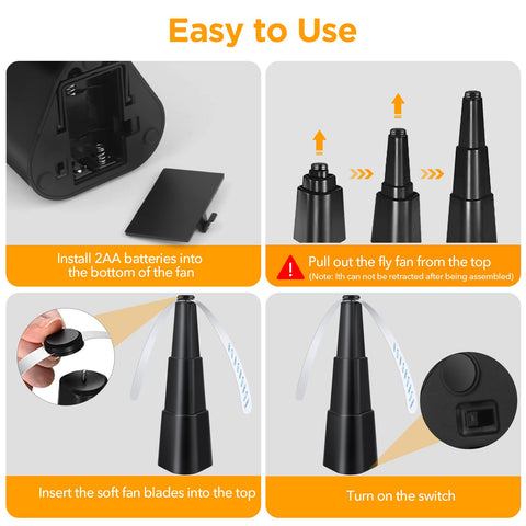 PIMAG fly fan table 4-pack contents highlights value and ease of hosting