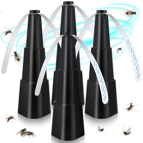 PIMAG fly fan table with holographic blades setup showing safe airflow for picnics