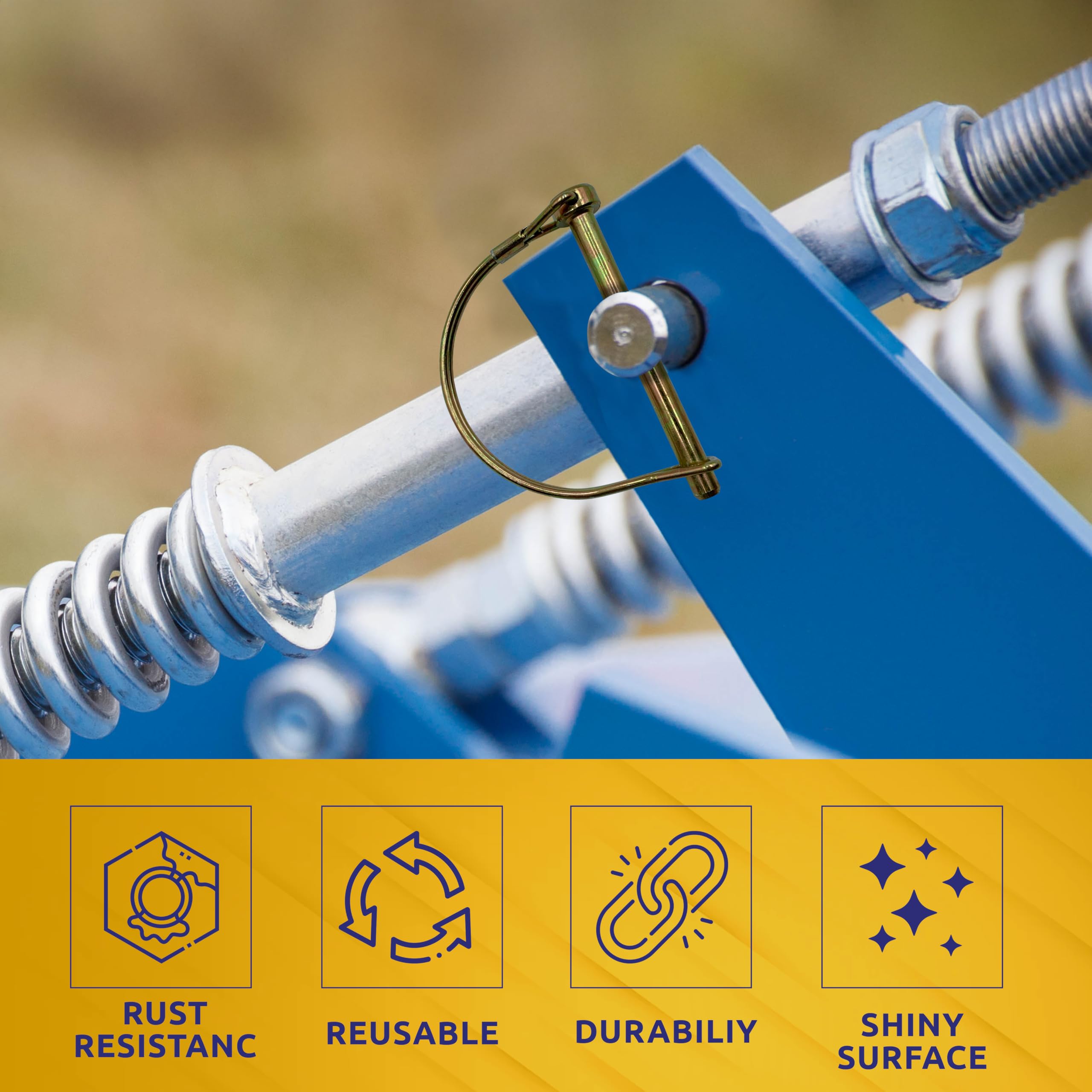 Pinailer farm equipment pin variety fits multiple machines and attachments.