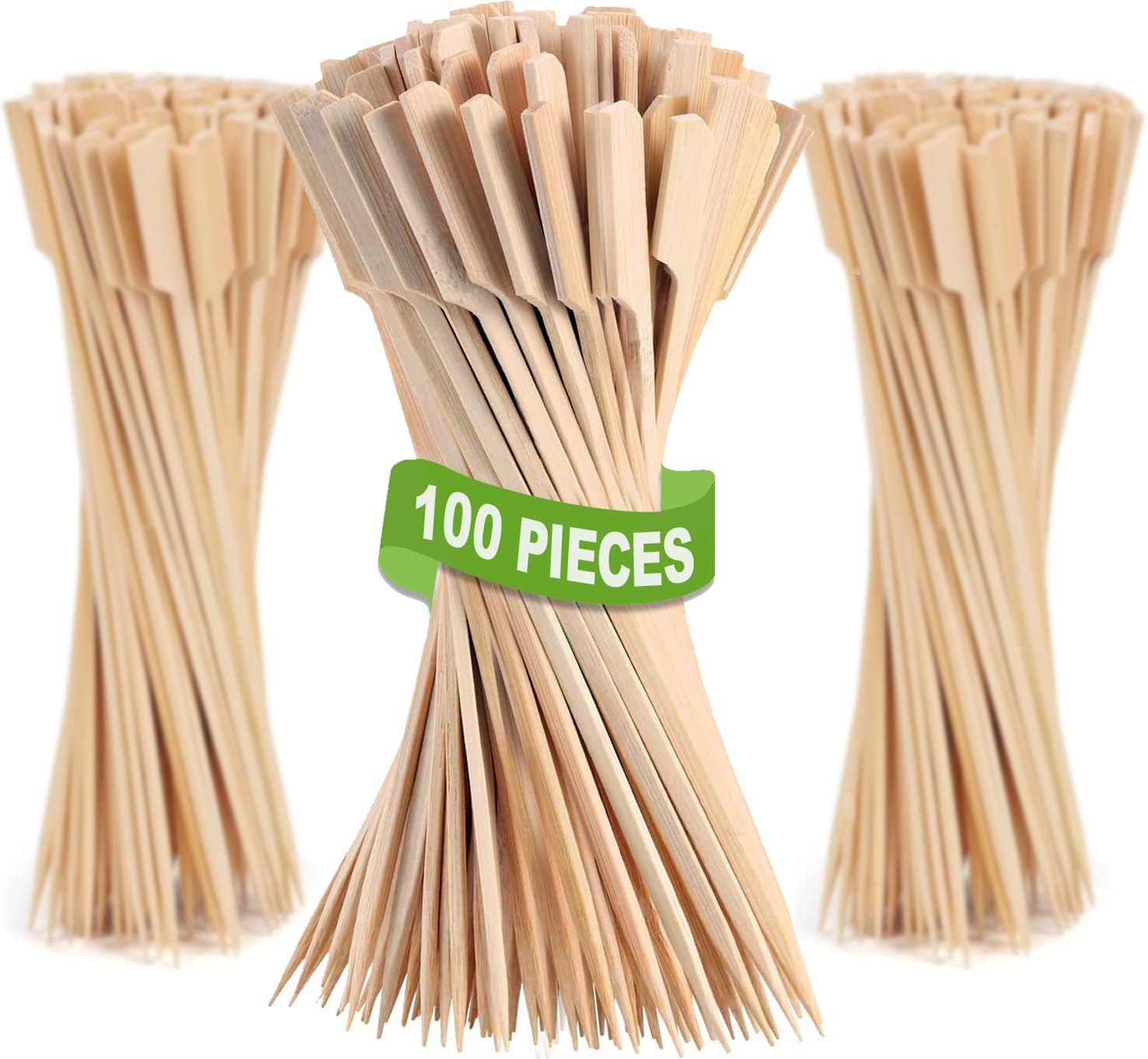 Pinchitto's bamboo skewers 10 inch for grilling and appetizers, aroma-free cooking.