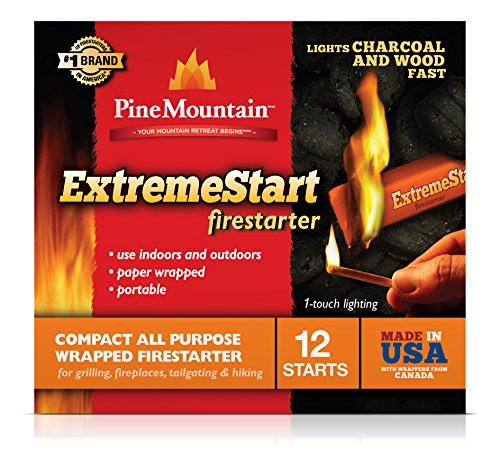 Pine Mountain ExtremeStart close-up showing wrap for easy transport and mess-free use