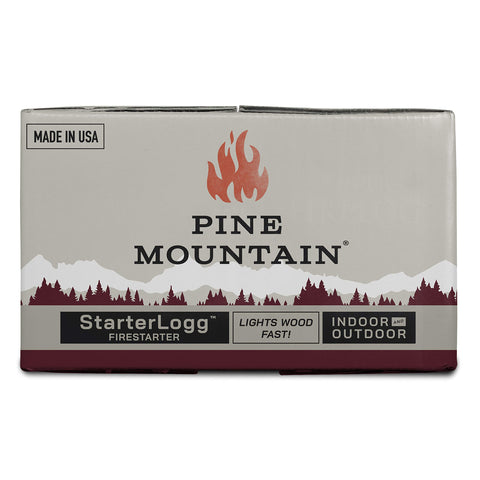 Pine Mountain StarterLogg portable firestarter blocks for camping trips.