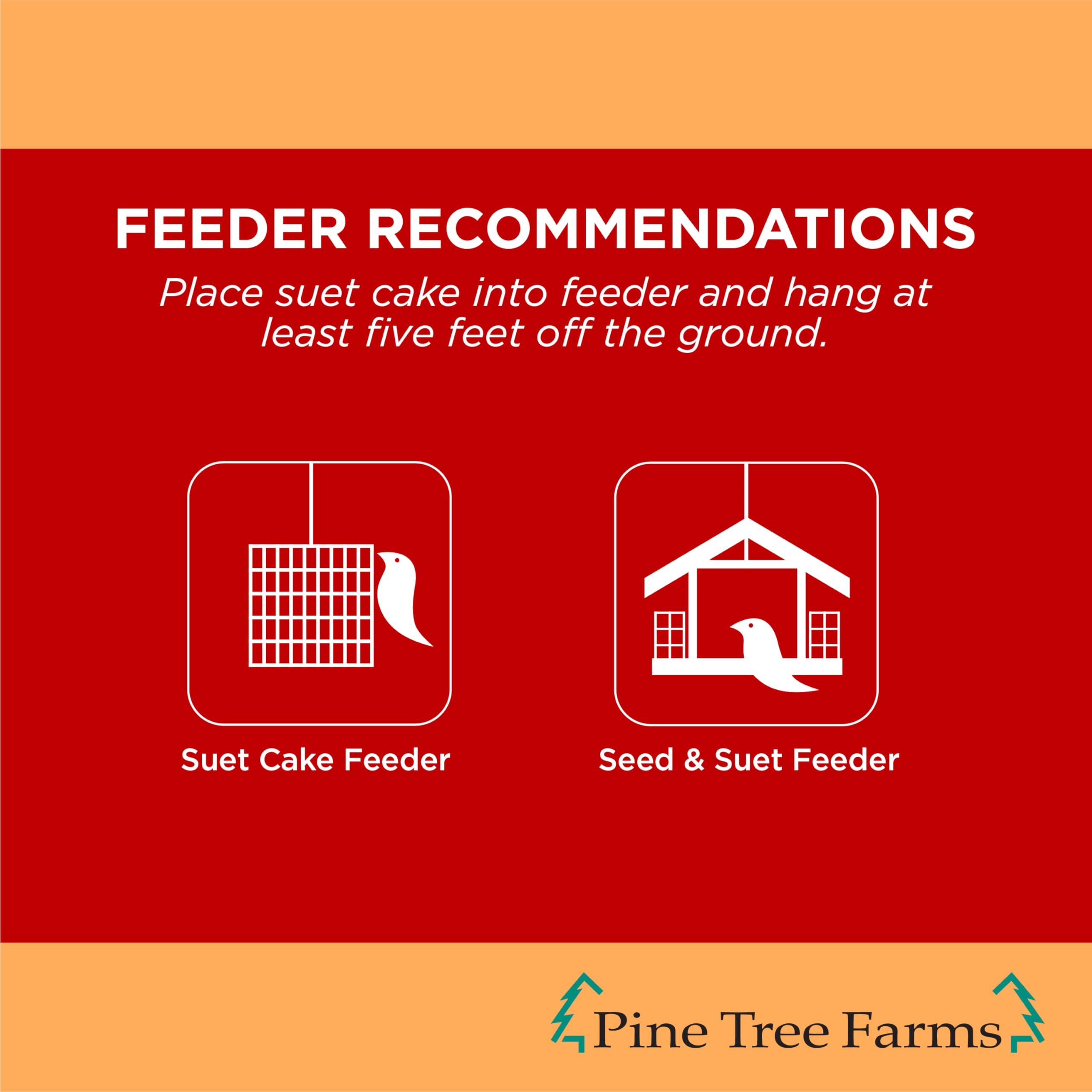 Woodpecker visit captured using Pine Tree Farms Never Melt Suet Cake on feeder