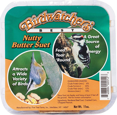 Pine Tree Farms Suet Carry Case shown with birds, easy storage and transport.