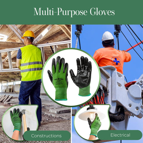 Pine Tree Tools Bamboo Garden Gloves touchscreen-friendly design for device use