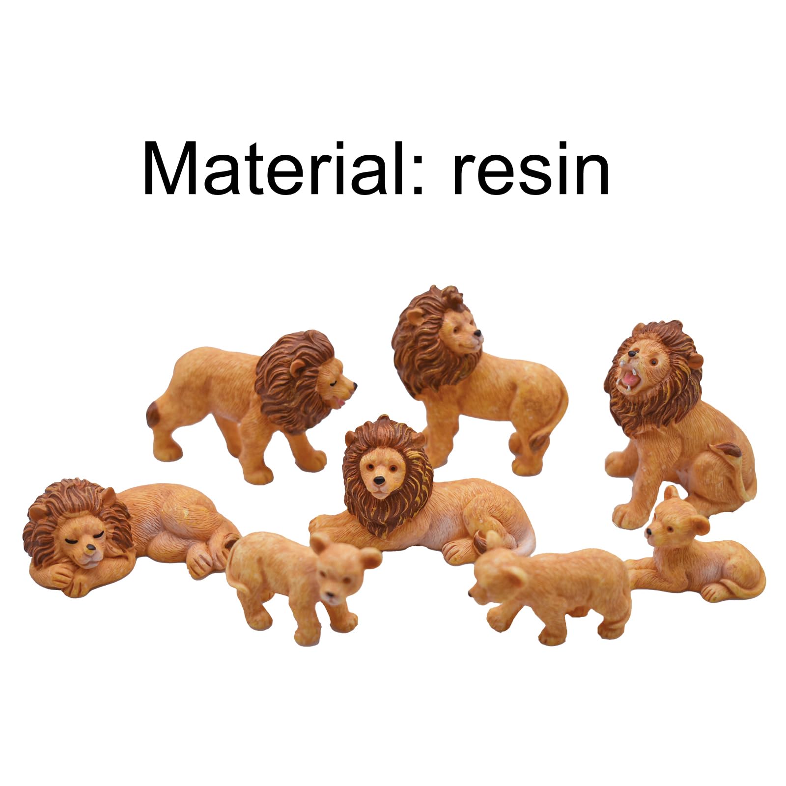 Pinenjoy mini lion cake toppers brighten birthdays and dessert displays