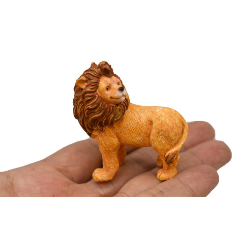 Pinenjoy resin lions add vibrant color and texture to terrariums and dioramas