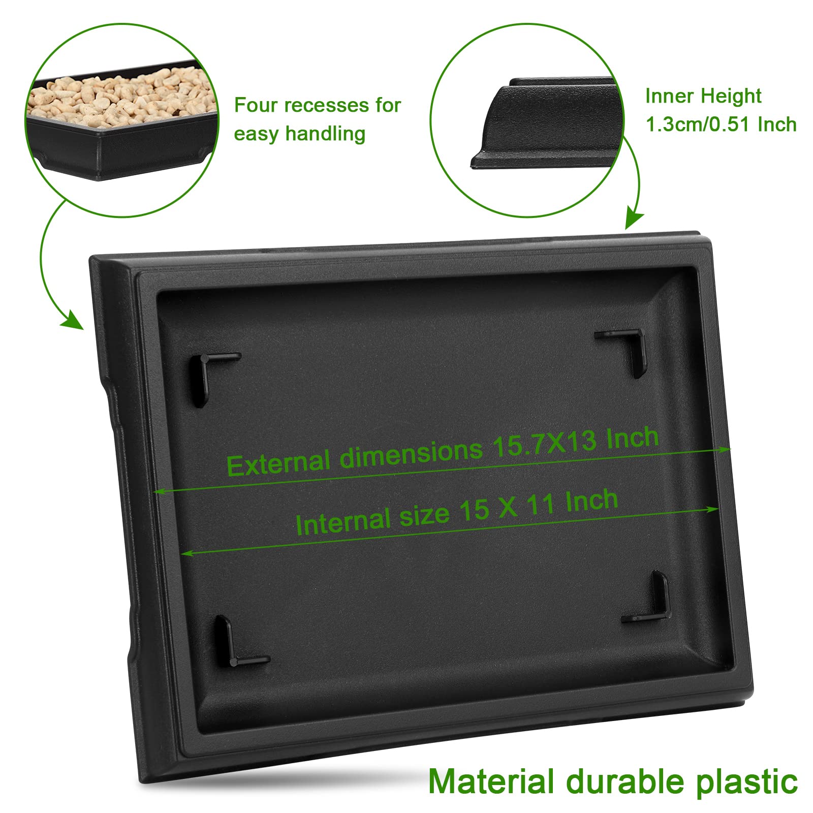 Pinkunn drip tray for potted plants keeps moisture ready for indoor greenery.