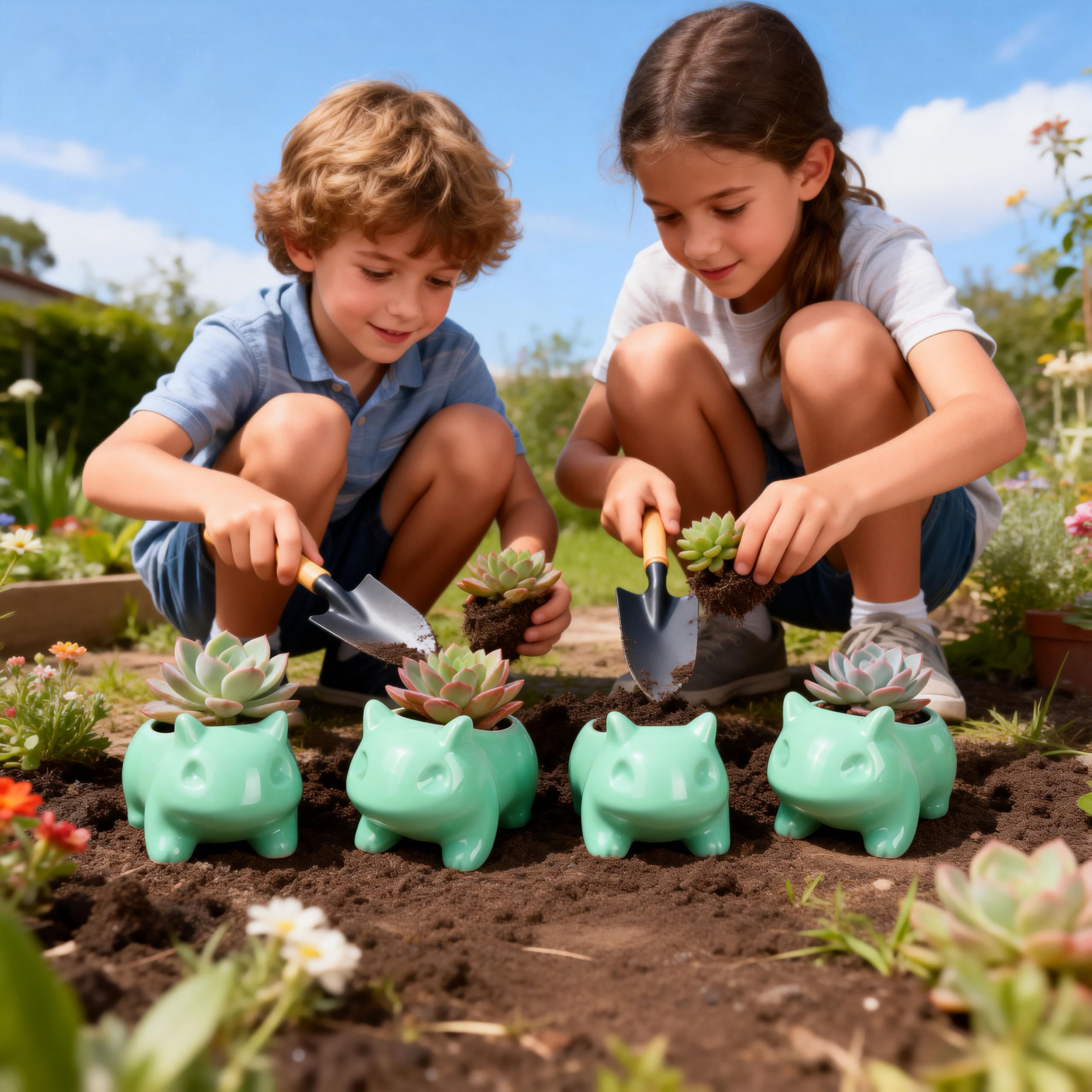 Pinsjar gift-ready packaging makes a ready-to-gift plant pot.