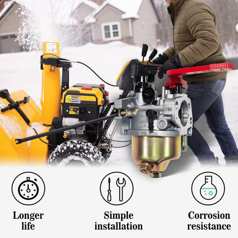 Piogarten Huayi carburetor installation made easy for Squall 2100 snow blower
