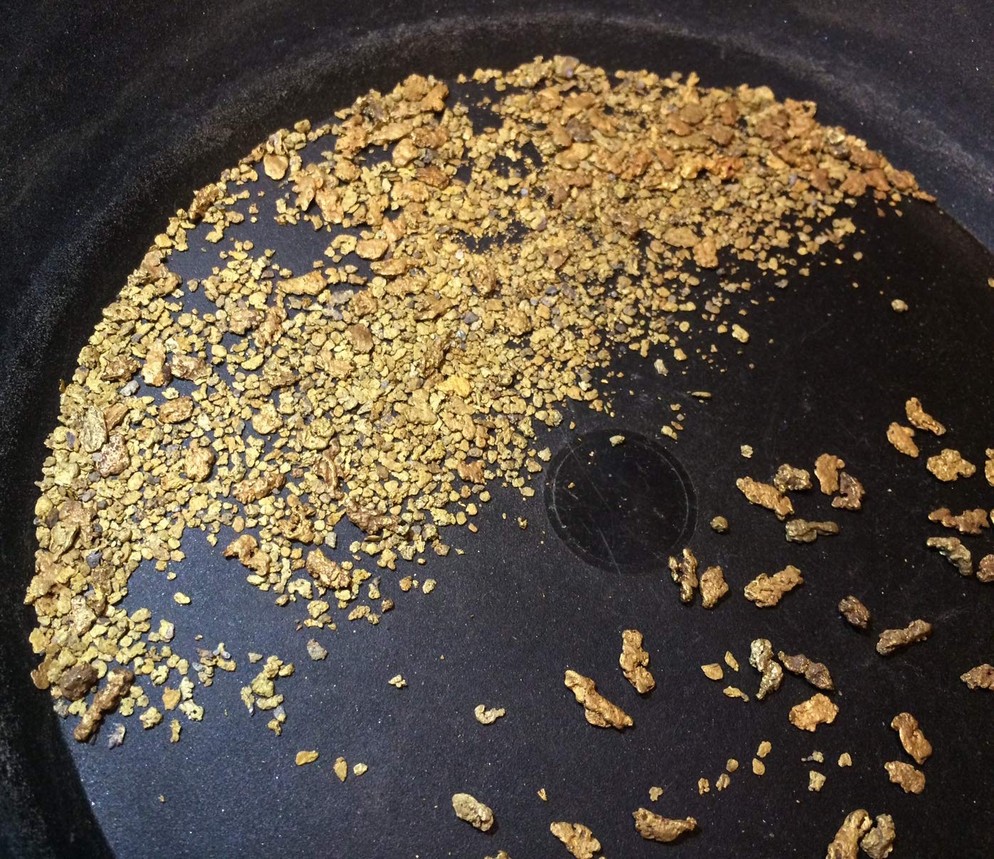 Pioneer Paydirt shows gold nuggets and flakes inside for treasure hunting.