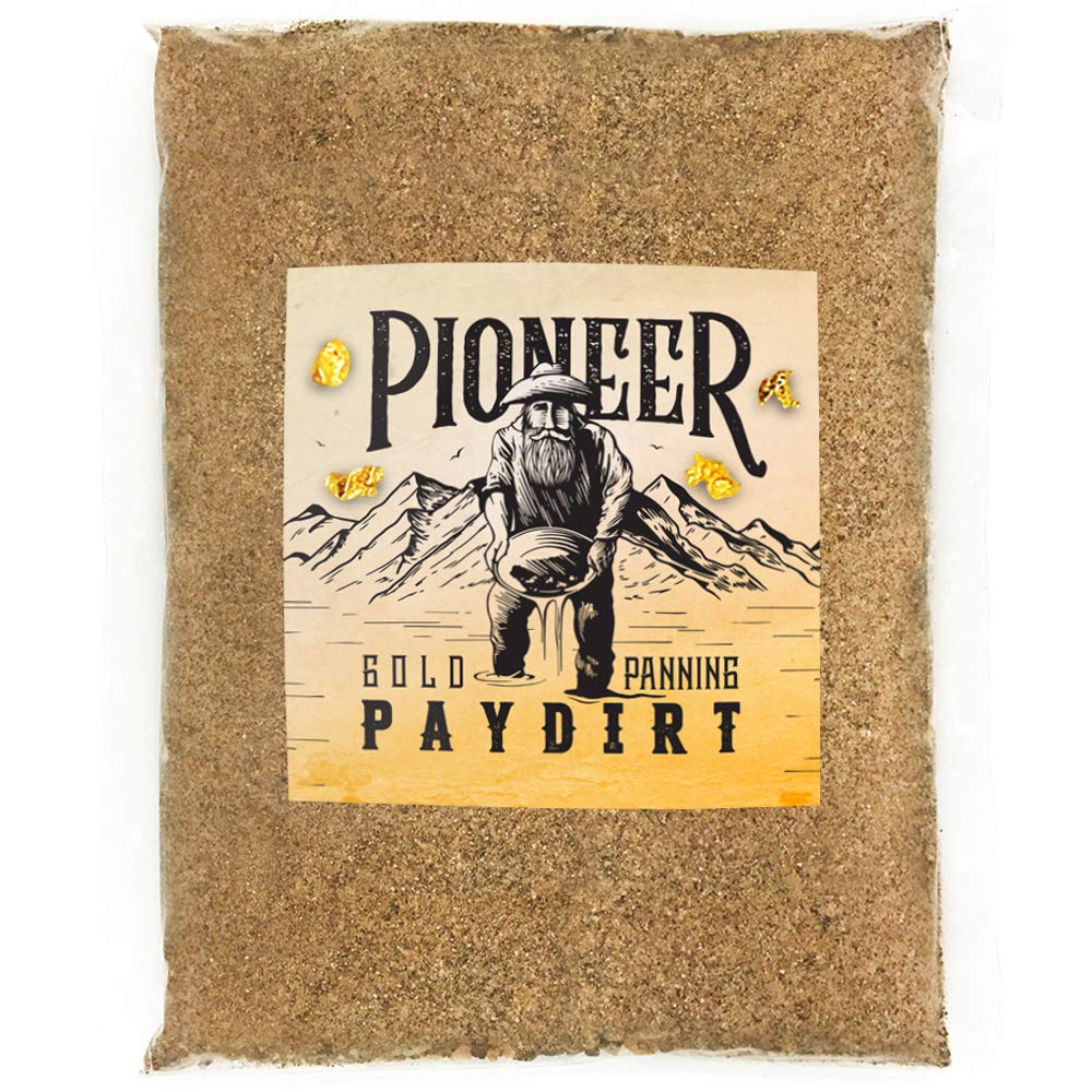 Pioneer Paydirt large sealed bag ready for the gold panning adventure.