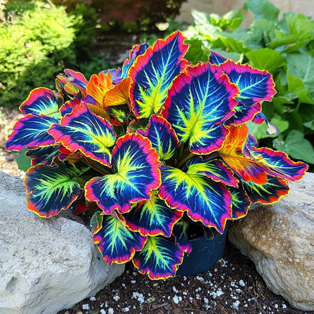 PIPA PAPA Rainbow Dragon seeds on moist soil show surface sowing in process.