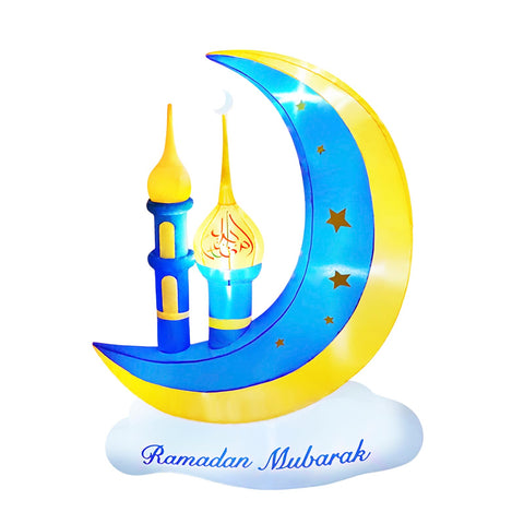 PIPIMOUSE waterproof Ramadan inflatable remains stable with included stakes.