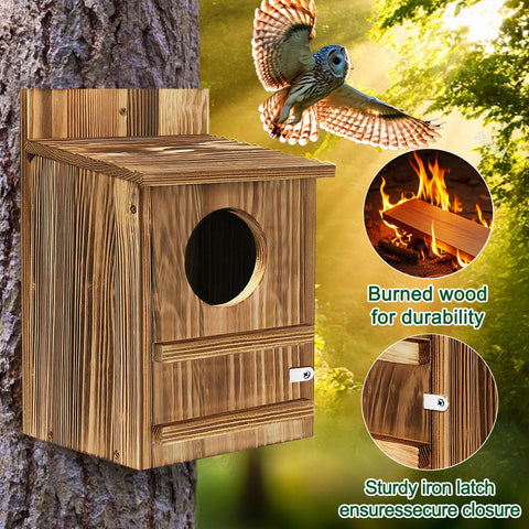 PIPIONE Squirrel House forest-friendly design ideal for patios or yards.