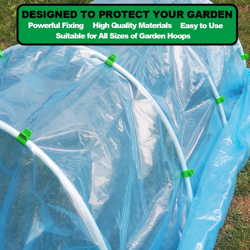 PirateAnt 30-pack clamps simplify securing nets, covers, and film row covers.