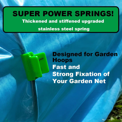 PirateAnt 304 spring garden clip offers durable fixing for year-round use.