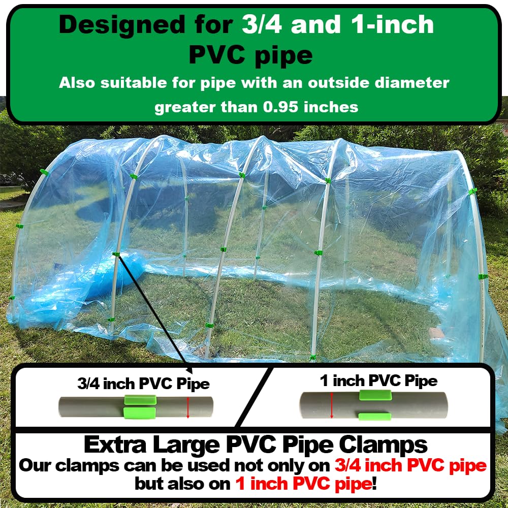 PirateAnt 304 steel spring clip provides durable support for garden setups