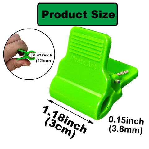PirateAnt ABS material garden clamp provides weather-resistant performance.
