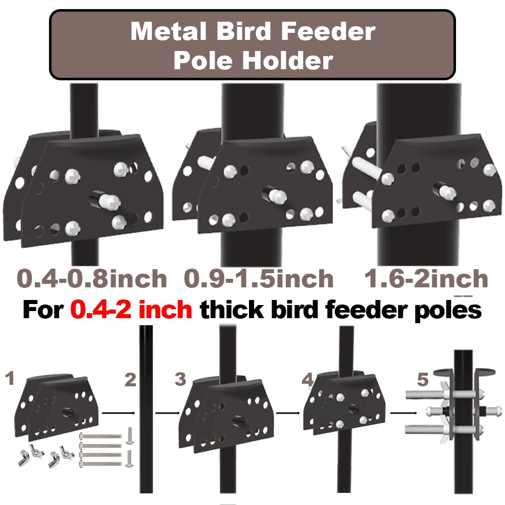 PirateAnt fits 4x4 posts for versatile mounting on a post.