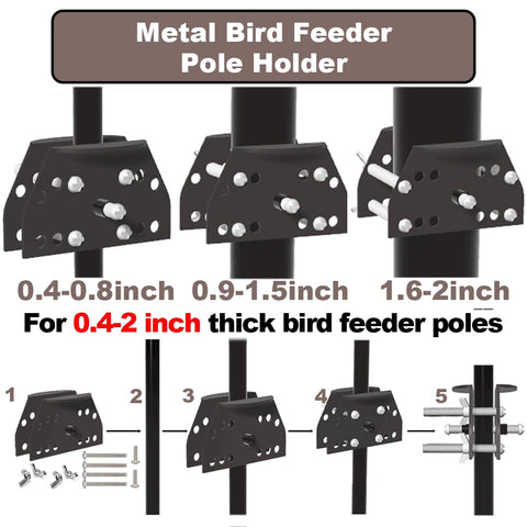 PirateAnt fits 4x4 posts for versatile mounting on a post.