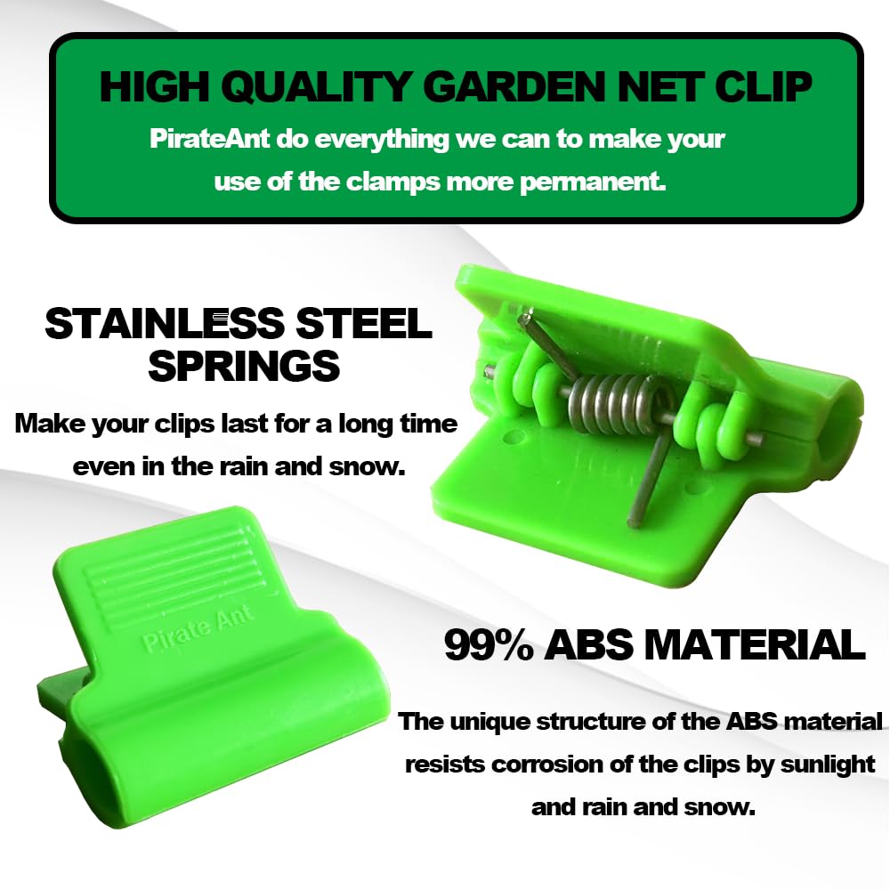 PirateAnt multitask clips ideal for DIY greenhouse projects and quick fixes.
