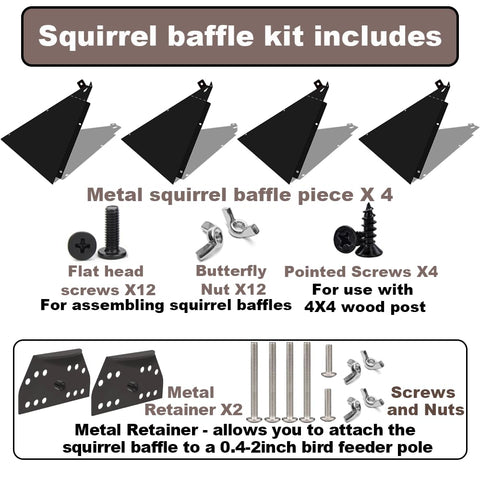 PirateAnt Squirrel Baffle finish cleans easily after outdoor use.
