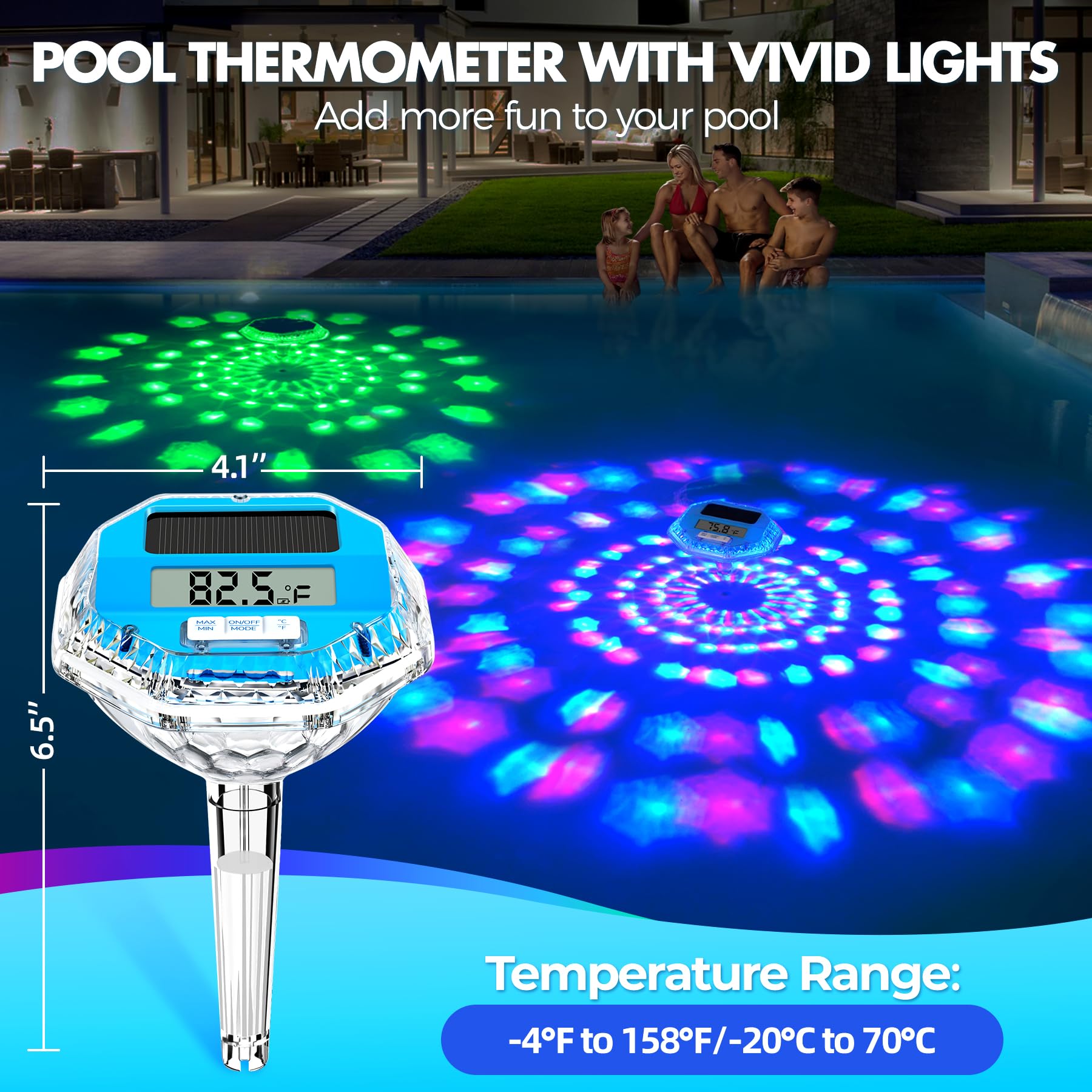 Pircaath thermometer shows Celsius and Fahrenheit toggle for versatile readings