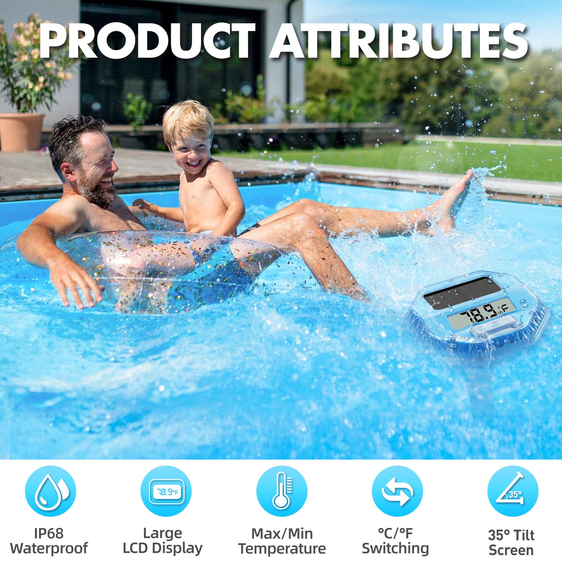 Pircaath thermometer IP68 seal protects internals for durability