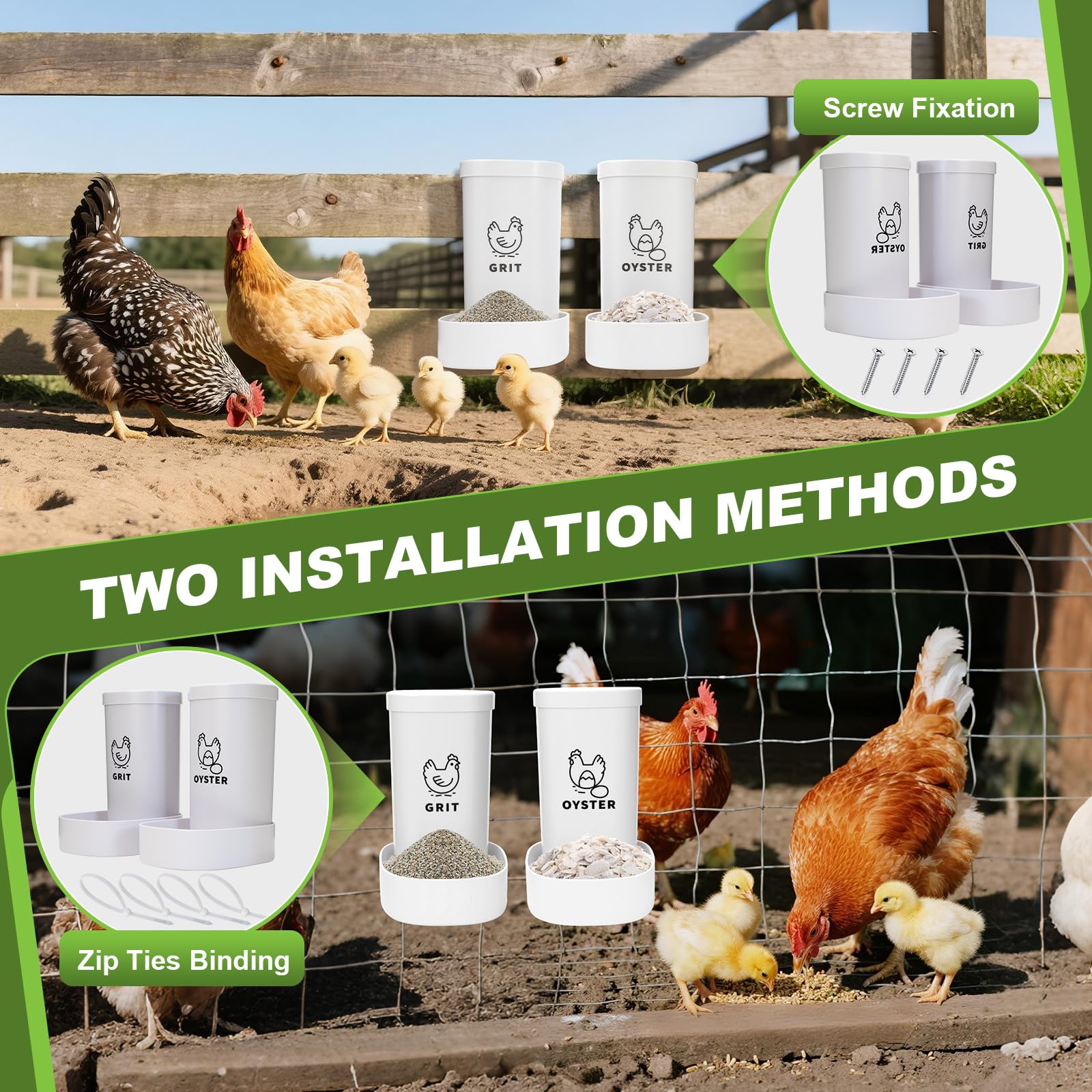 PIREKZUNT versatile feeder suitable for backyard and farm coops