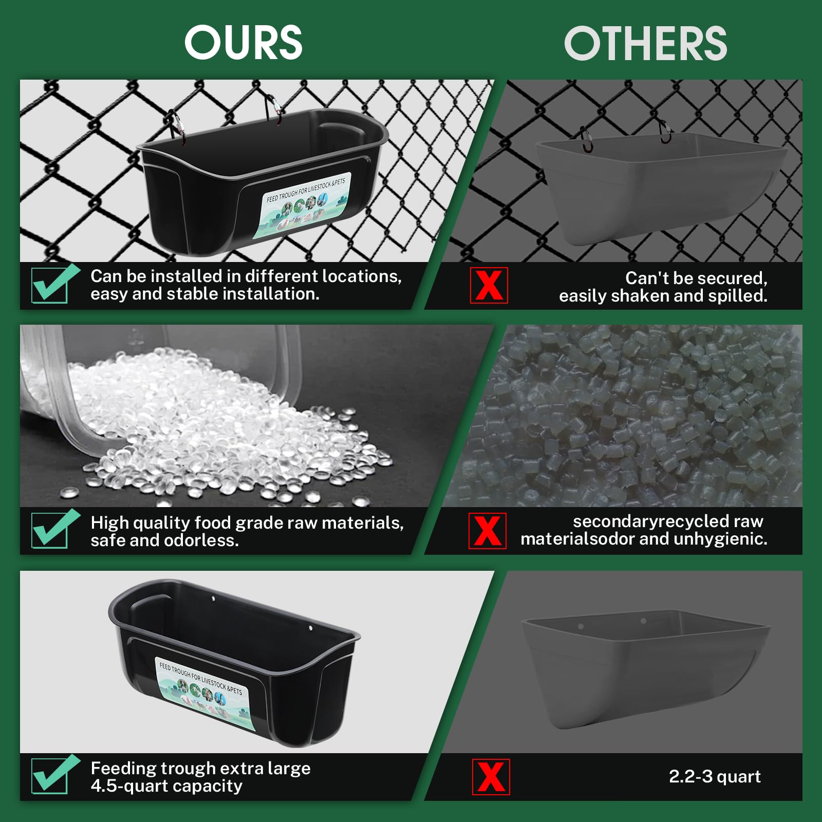 PIREKZUNT clips and mounting hardware for secure, easy installation.