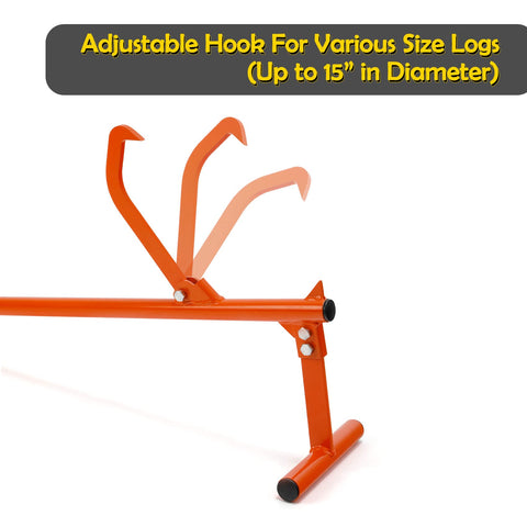 PIRIPARA log roller function for easier log movement.