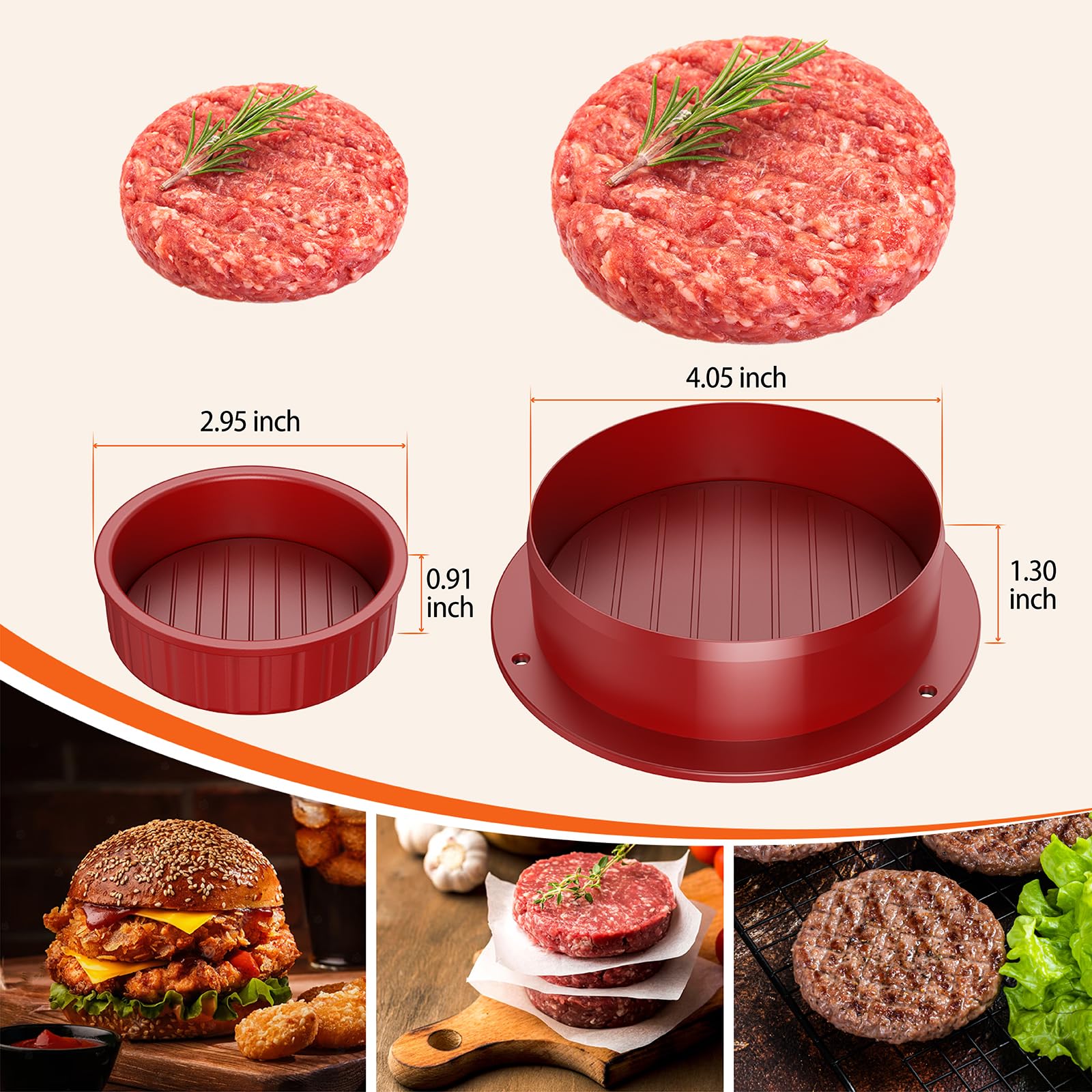 Pisol patty maker shaping slider-size mini patties quickly.
