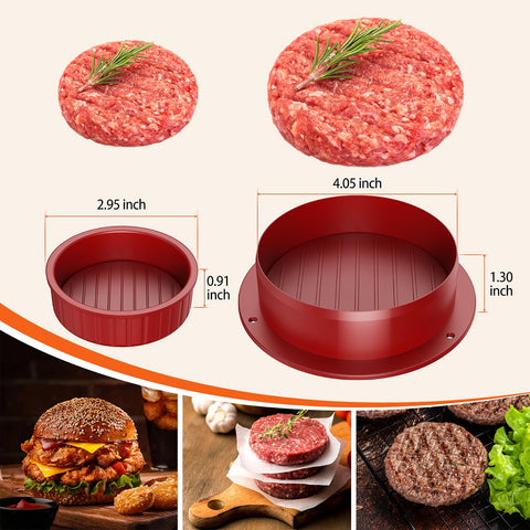 Pisol patty maker shaping slider-size mini patties quickly.