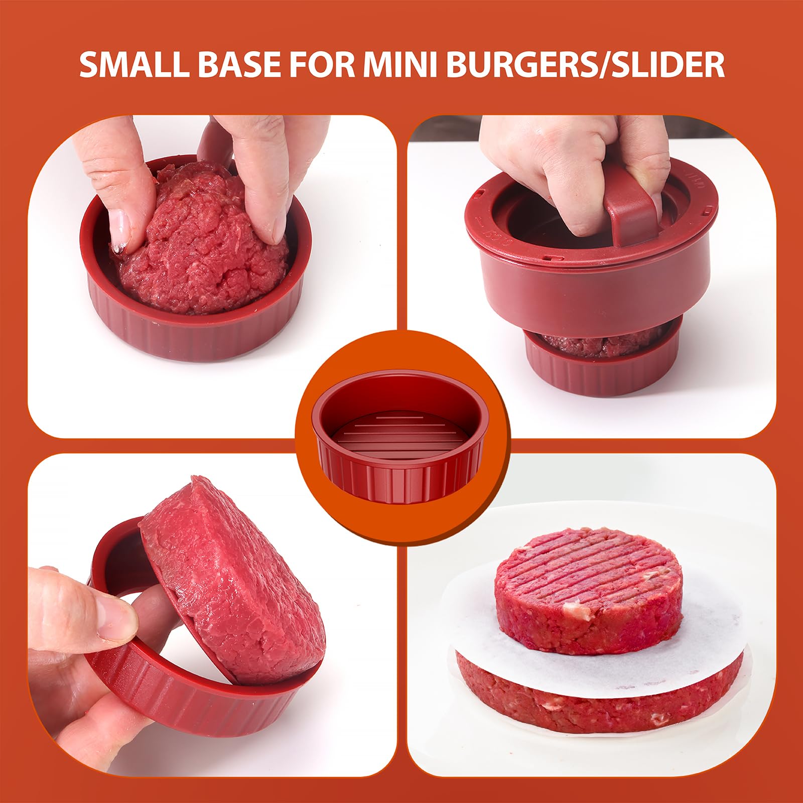 Pisol sandwich cutter in action shaping bread slices for sandwiches.