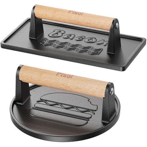 Pisol Smash Burger Press round bottom delivers even sear and crust.