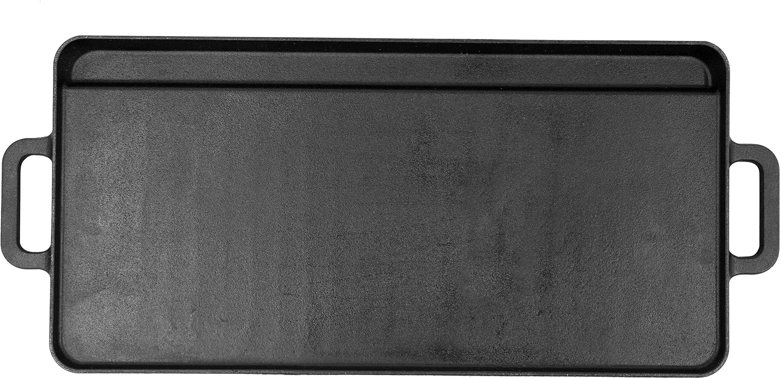 Pit Boss cast iron griddle dual-sides ready for versatile cooking