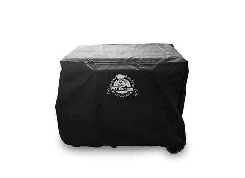 Pit Boss 4B Ultimate griddle cover back view shields against dust and moisture.