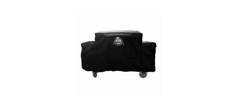 Pit Boss 4B Ultimate griddle cover front view protects your grill from weather.